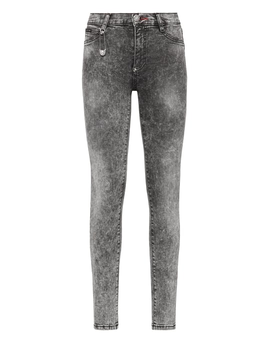 Jegging De Cintura Alta Iconic Plein - Image 1