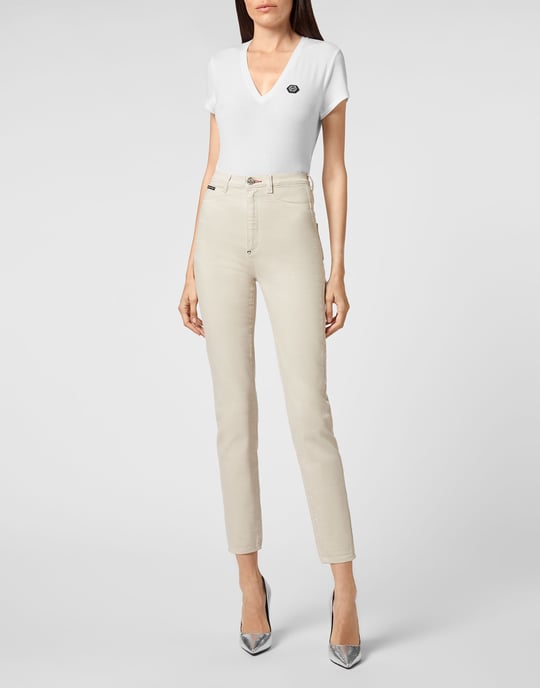 Jegging De Cintura Alta Iconic Plein - Image 4