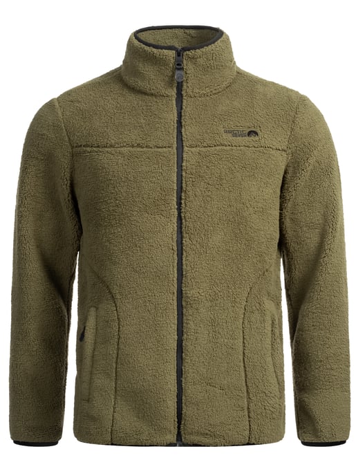 Arctic Seven Herren Sherpa Fleecejacke AS335 Olive Größe XXXL - Gr. 3XL - Image 2