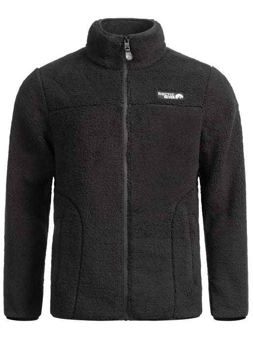 Arctic Seven Herren Sherpa Fleecejacke AS335 Schwarz Größe XXXL - Gr. 3XL - Image 2
