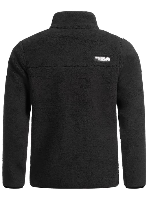 Arctic Seven Herren Sherpa Fleecejacke AS335 Schwarz Größe XXXL - Gr. 3XL - Image 4