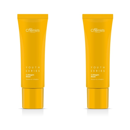 skinChemists Serie Juventud Máscara de Colágeno al 1% 50ml x 2 Paquete Dúo - Image 1