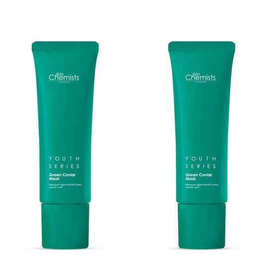 skinChemists Serie Juventud Máscara de Caviar Verde 50ml x 2 Paquete Dúo - Image 1