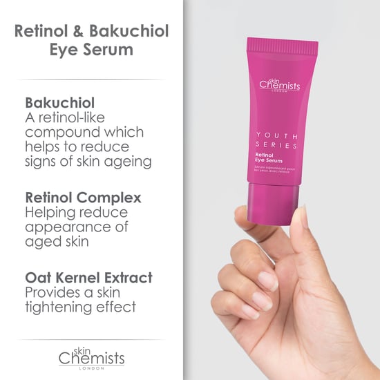 skinChemists Serie Juventud Suero para Ojos con Retinol y Bakuchiol 15ml x 2 Paquete Dúo - Image 5