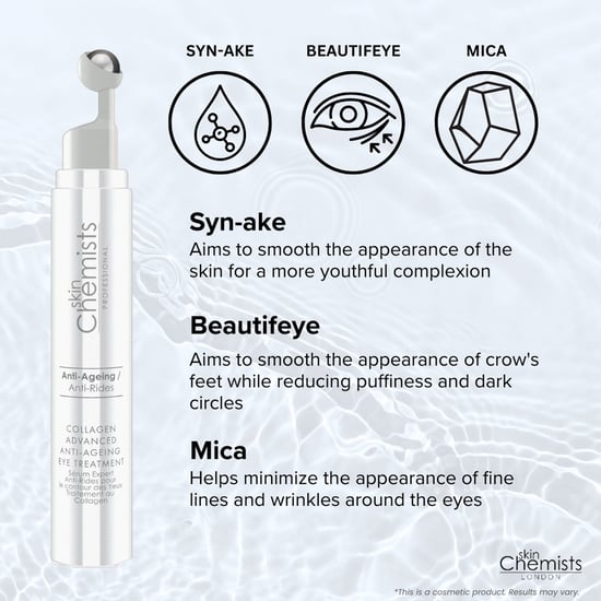 skinChemists Tratamiento Antienvejecimiento Avanzado para Ojos con Colágeno 15ml x 2 Paquete Dúo - Image 5