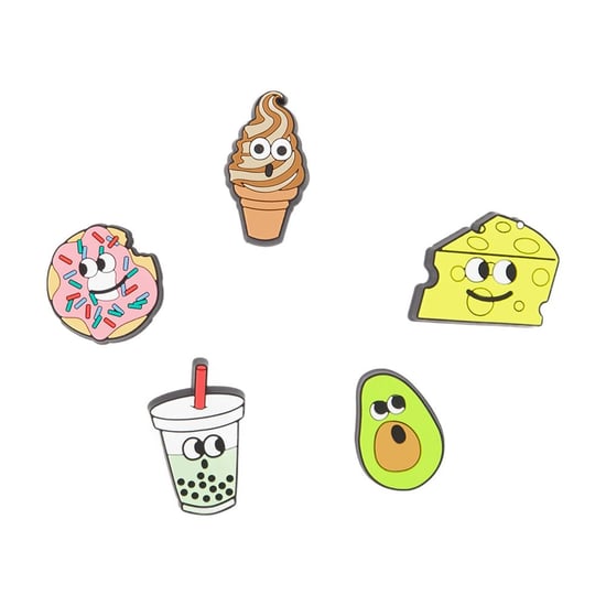 Jibbitz Lights Up Food Friends 5 Pack - Crocs - Pvc - Multi - Image 1
