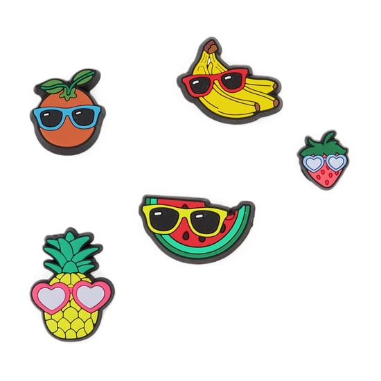 Paquete de 5 Jibbitz Fruta Mona con Gafas de Sol - Crocs - Multi - Image 1