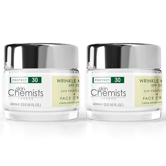 skinChemists Asesor de Arrugas Protector Solar Hidratante Diurno SPF 30 60ml x 2 Paquete Dúo - Image 1