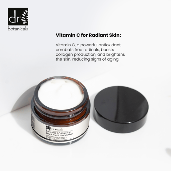 Dr Botanicals Crema Hidratante de Lavanda y Vitamina C para Día y Noche 50ml x 2 Paquete Dúo - Image 4
