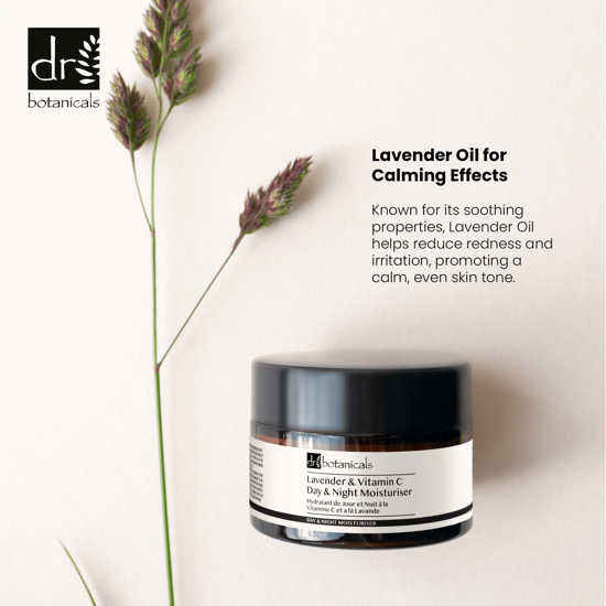 Dr Botanicals Crema Hidratante de Lavanda y Vitamina C para Día y Noche 50ml x 2 Paquete Dúo - Image 5