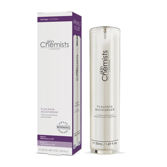 skinChemists Crema Hidratante de Placenta 50ml x 2 Paquete Dúo - Image 3