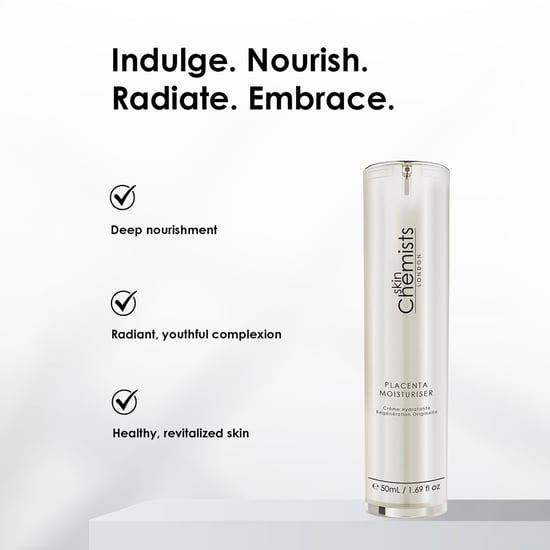 skinChemists Crema Hidratante de Placenta 50ml x 2 Paquete Dúo - Image 4