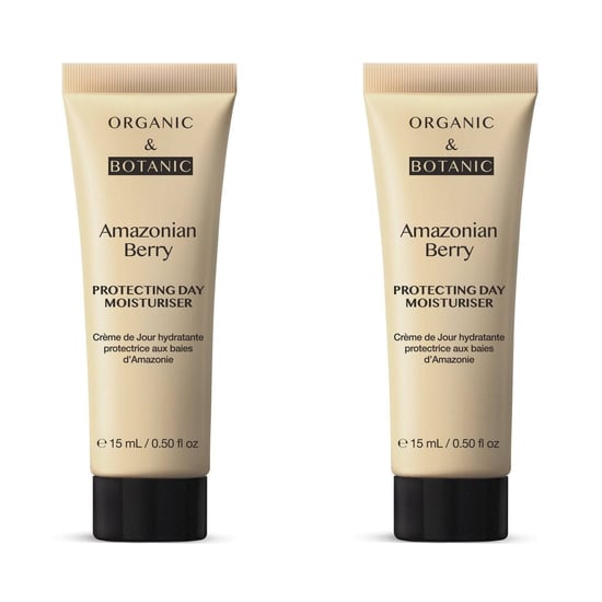 Hidratante diurno de baya amazónica orgánica y botánica 15ml x 2 Dúo Pack - Image 1