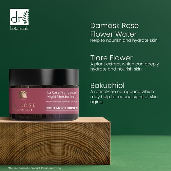Dr Botanicals La Rose Française Crema Hidratante Nocturna 50ml x 2 Paquete Dúo - Image 6