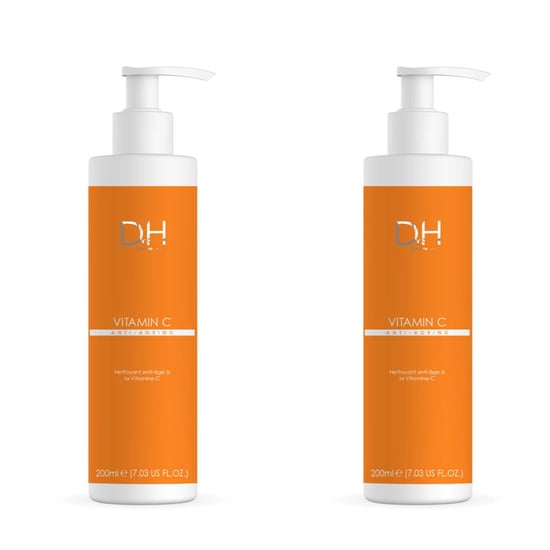 Dr H Limpiador Anti-Envejecimiento con Vitamina C 200ml x 2 Paquete Doble - Image 1