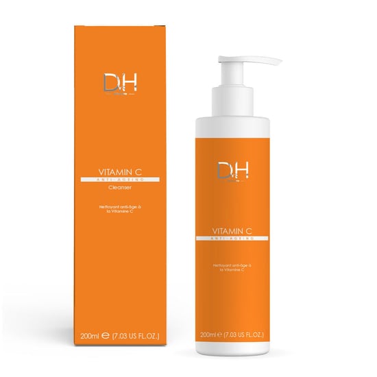 Dr H Limpiador Anti-Envejecimiento con Vitamina C 200ml x 2 Paquete Doble - Image 3