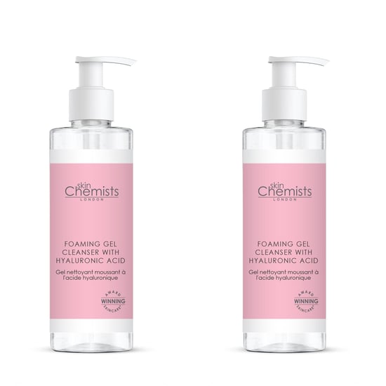 skinChemists Gel Limpiador Espumoso con Ácido Hialurónico 200ml x 2 Paquete Dúo - Image 1