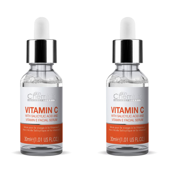 skinChemists Suero Facial Antienvejecimiento con Vitamina C y Ácido Salicílico 30ml x 2 Pack Doble - Image 1