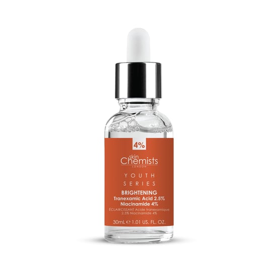 skinChemists Serie Juventud Suero Iluminador de Ácido Tranexámico 2.5%, Niacinamida 4% Pack Dúo de 30ml x 2 - Image 2