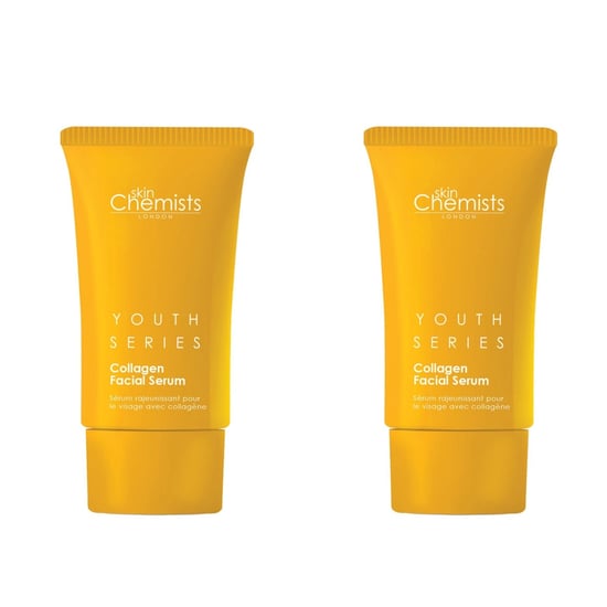 skinChemists Serie Juventud Suero Facial de Colágeno 2% 30ml x 2 Paquete Dúo - Image 1