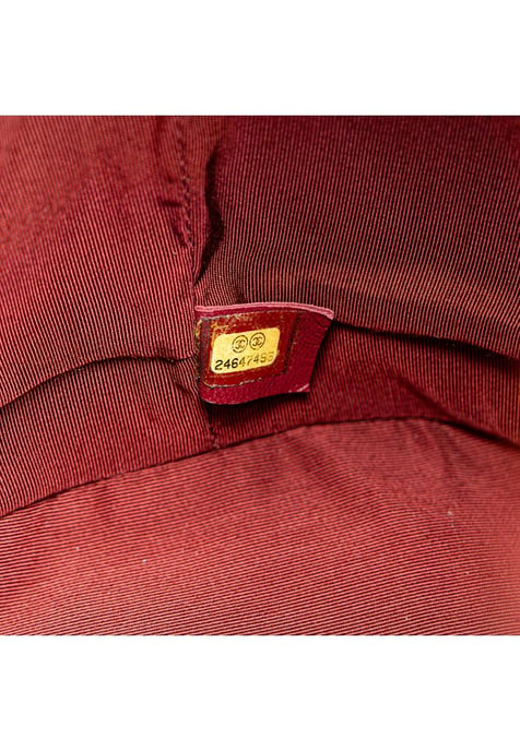 Cubo De Cuero Acolchado Chanel Chevron - Image 5