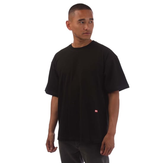 Diesel camiseta negra con logo en bloque Graffiti - Image 1