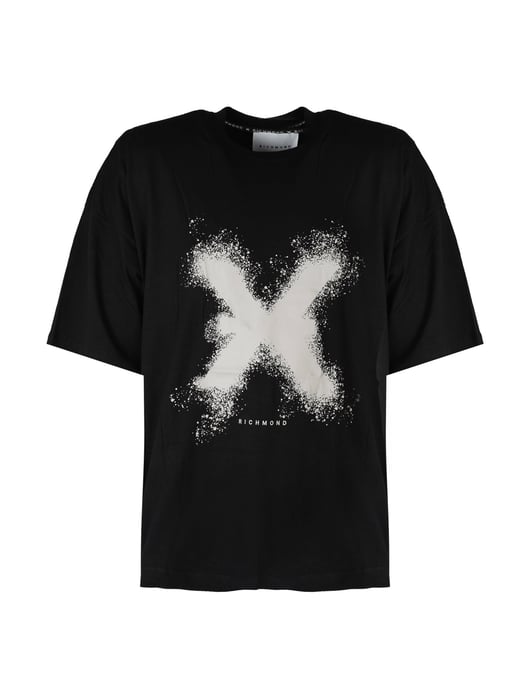 John Richmond T-Shirt del hombre negro - Image 2