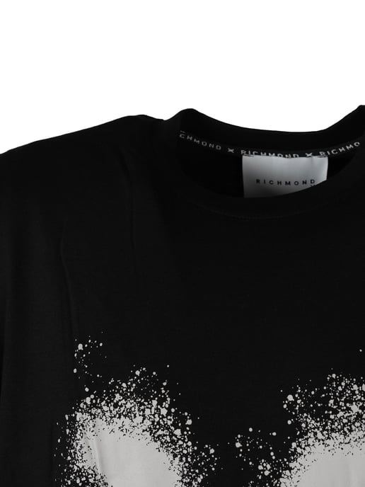 John Richmond T-Shirt del hombre negro - Image 3
