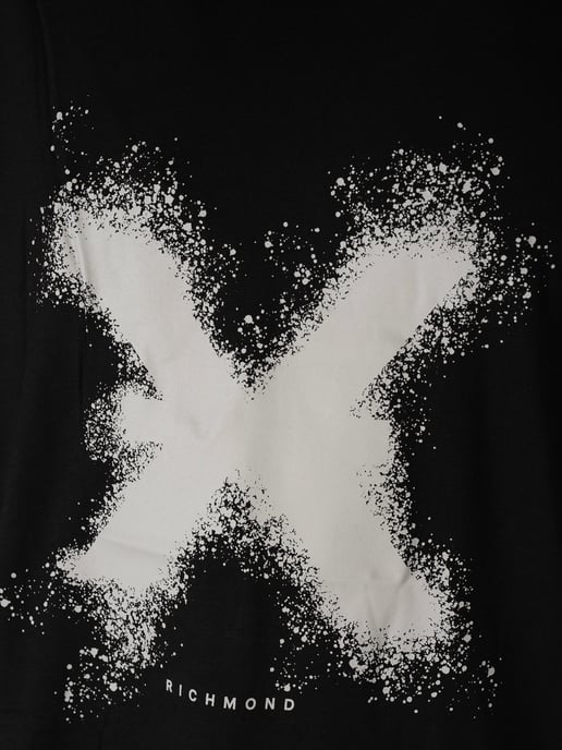 John Richmond T-Shirt del hombre negro - Image 4