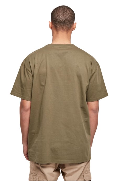Camiseta extragrande pesada - Oliva - Image 2
