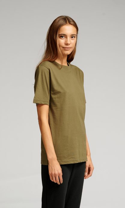 Camiseta oversize - Verde militar - Image 2