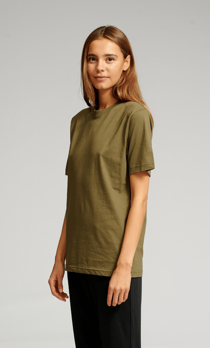 Camiseta oversize - Verde militar - Image 3