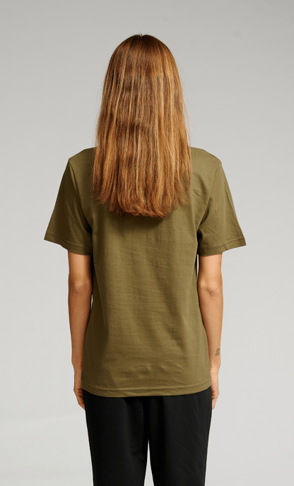 Camiseta oversize - Verde militar - Image 4