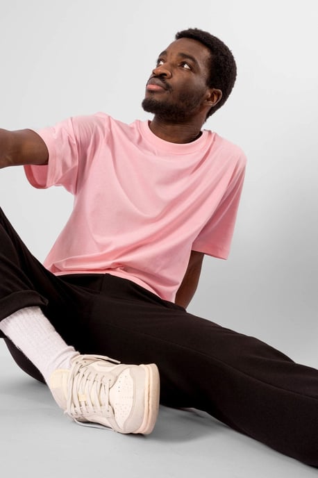 Camiseta oversize - Rosa - Image 2
