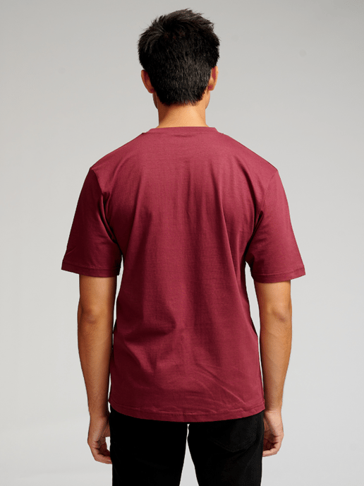Camiseta oversize - Burdeos - Image 4