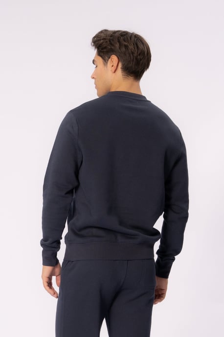 Camiseta esencial con cuello redondo - Azul marino - Image 3