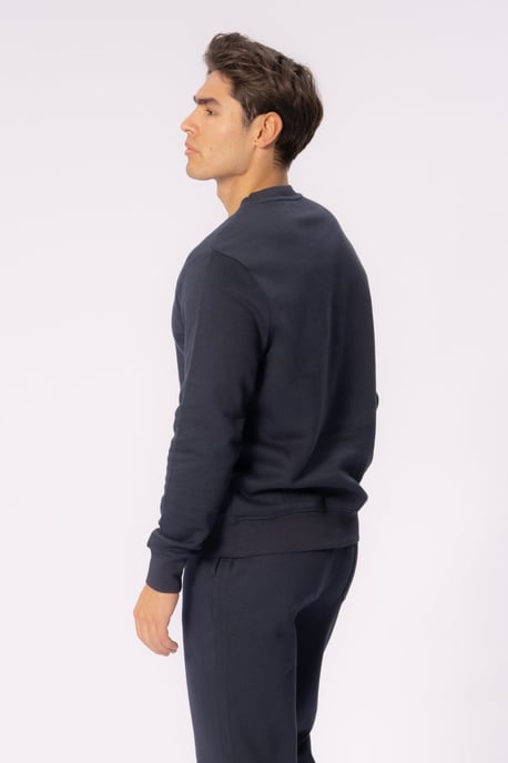 Camiseta esencial con cuello redondo - Azul marino - Image 4