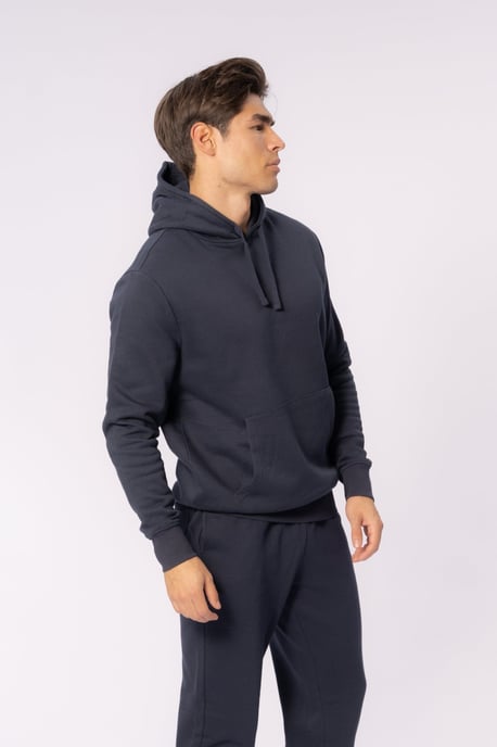 Sudadera con capucha esencial - Azul marino - Image 1