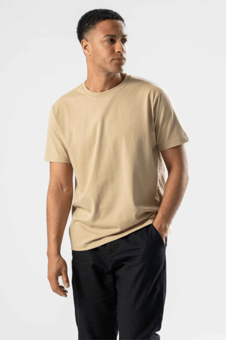 Camiseta regular - Beige - Image 2