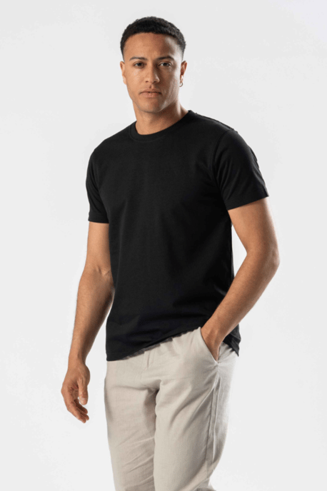Camiseta regular - Negro - Image 2