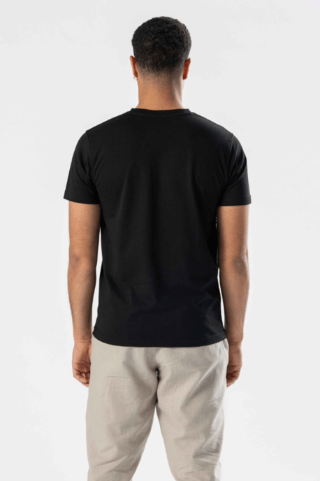 Camiseta regular - Negro - Image 3