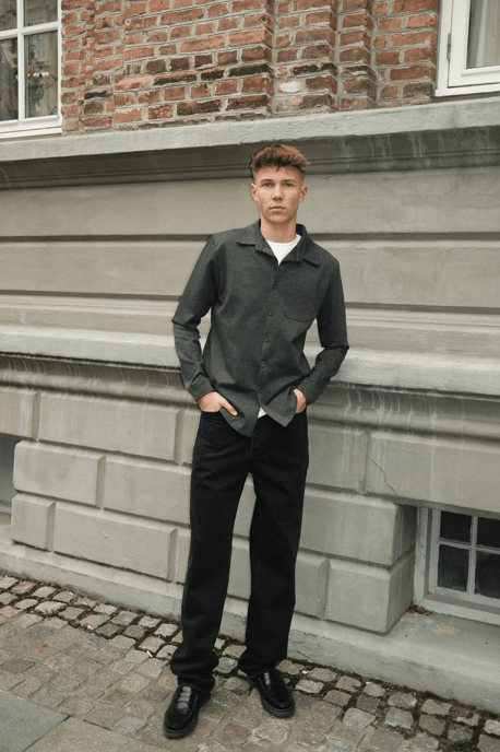 Vaqueros holgados - Denim negro - Image 3