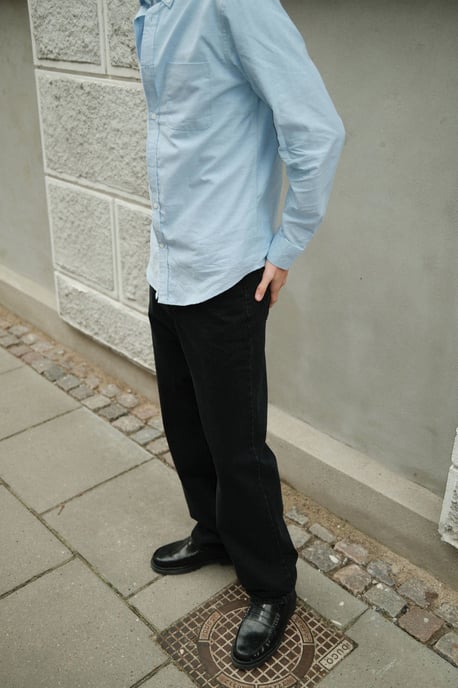 Vaqueros holgados - Denim negro - Image 4