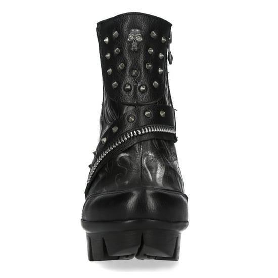 Botines de piel estilo punk gótico con tacón NEOPUNK001-C19 de New Rock para mujer - Image 5