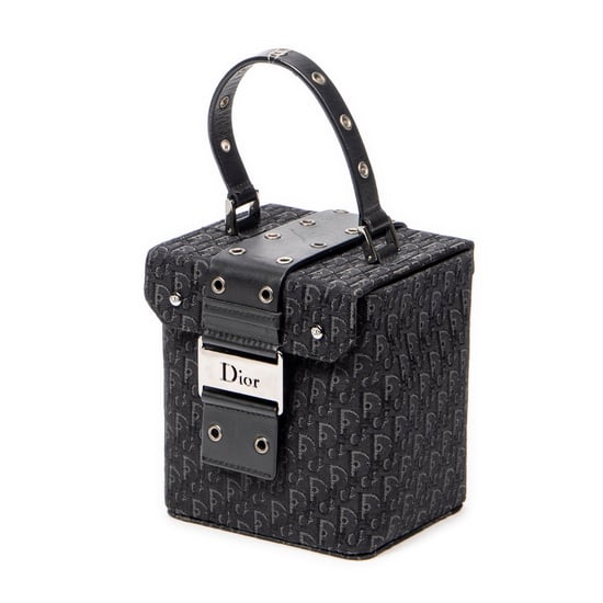 Dior Street Chic Mini Vanity Case  en Negro Lienzo - Image 2