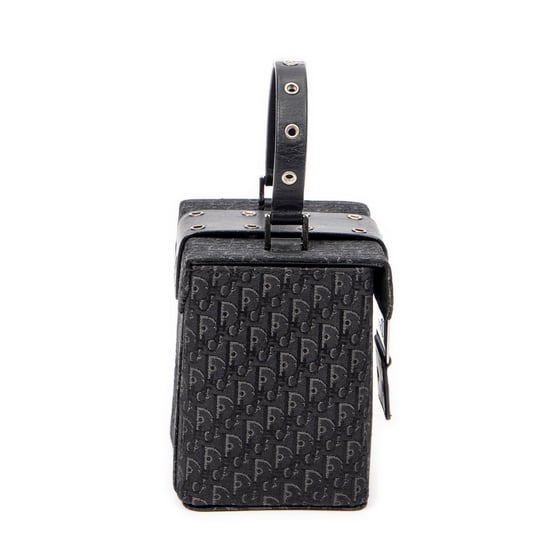 Dior Street Chic Mini Vanity Case  en Negro Lienzo - Image 4