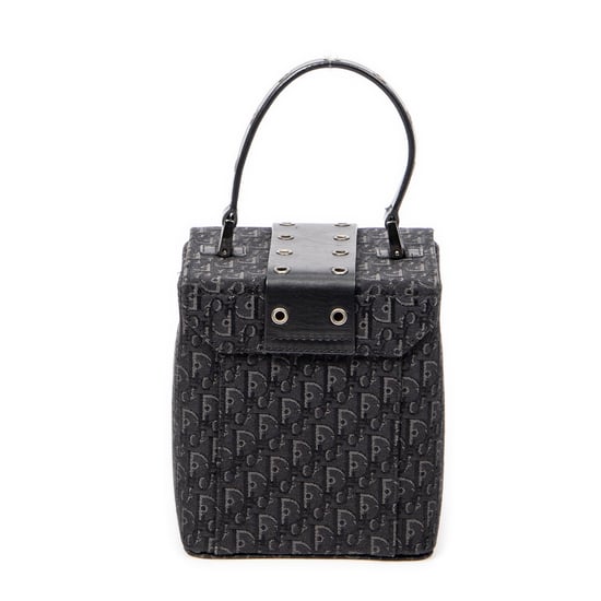 Dior Street Chic Mini Vanity Case  en Negro Lienzo - Image 5