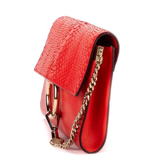Chloe Faye Clutch en Rojo Piel de becerro - Image 3