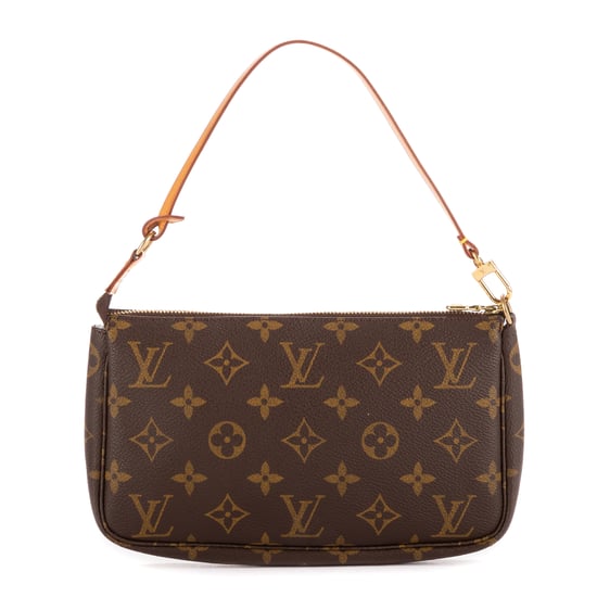 Louis Vuitton Accessory Pouch en Marrón Lona recubierta - Image 4