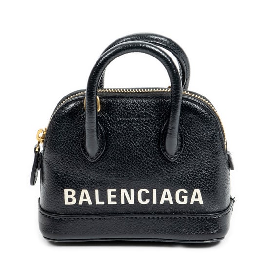 Balenciaga Mini Ville Top Handle Crossbody en Negro Piel de becerro - Image 1